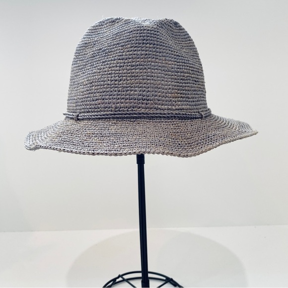 Helen Kaminski 100% raffia grey hat main image 8